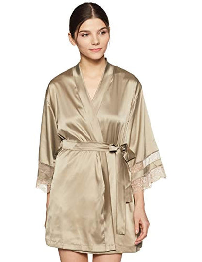 Three Fourth Sleeve Loungewear Robe Sleepwear