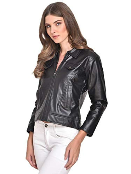 Slim Fit Leather Jacket