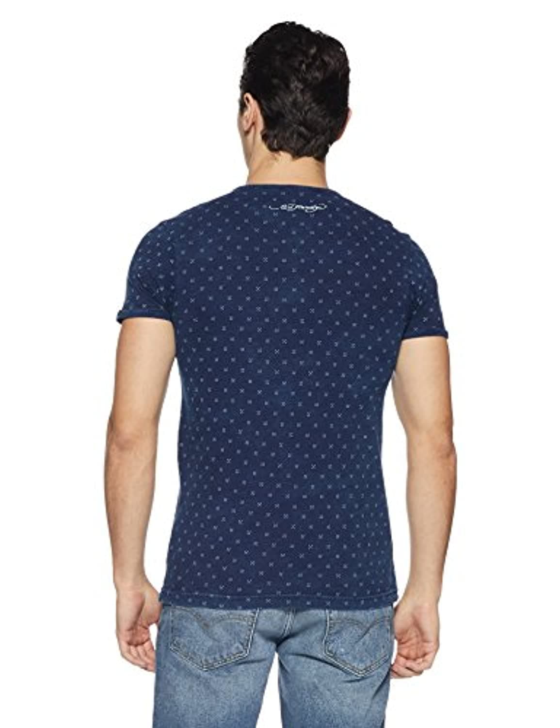 Men's Printed Regular Fit T-Shirt