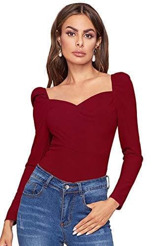 Collarless Long Sleeve Slim Fit Top