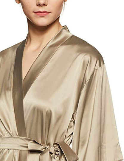 Three Fourth Sleeve Loungewear Robe Sleepwear