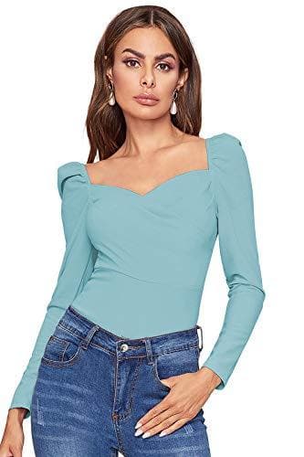 Collarless Long Sleeve Slim Fit Top