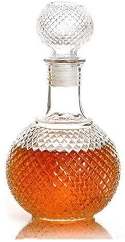 Glass Spirits Decanter with Airtight Stopper Bottle