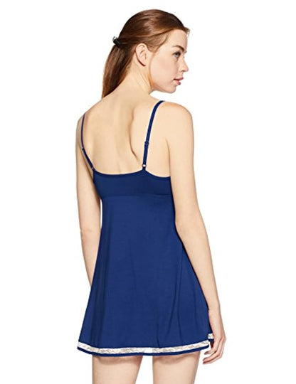 Sleeveless Adjustable Straps V-Neck Sleepwear