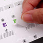 Piano Stickers Labels for 37, 49, 54, 61, 88 Keys Keyboard, Piano Removal Stickers