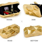 Party Wear Beautiful Metallic Acrylic Box Clutch Bag Purse