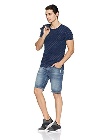 Men's Printed Regular Fit T-Shirt