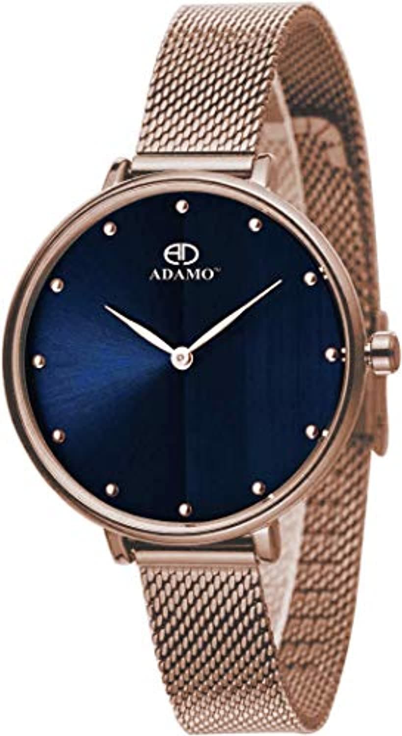 Buy OLEVS Mens Watches Leather Brown Blue Analog Quartz Dress Business Watch  Day Date Calendar Luxury Luminous Waterproof Casual Wrist Watches at  Amazon.in