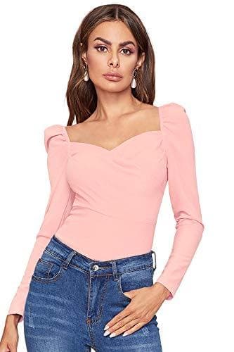 Collarless Long Sleeve Slim Fit Top