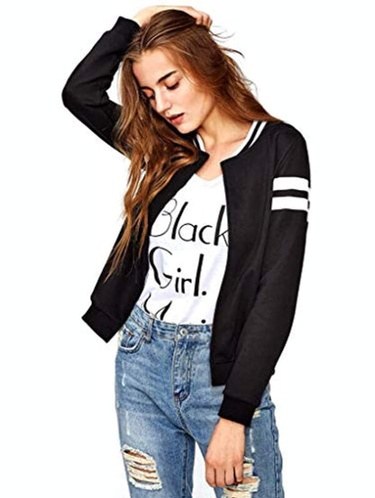 Cotton Black Jacket for Women/Girls