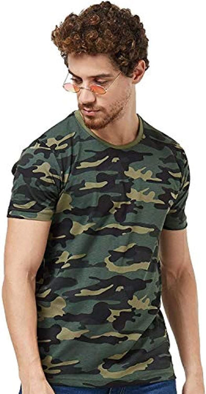 Regular fit round neck Men's Tshirt