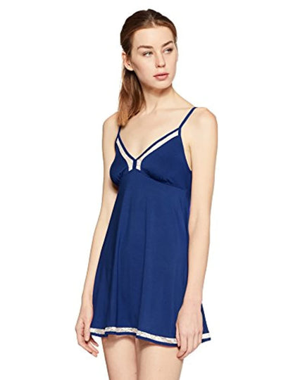 Sleeveless Adjustable Straps V-Neck Sleepwear