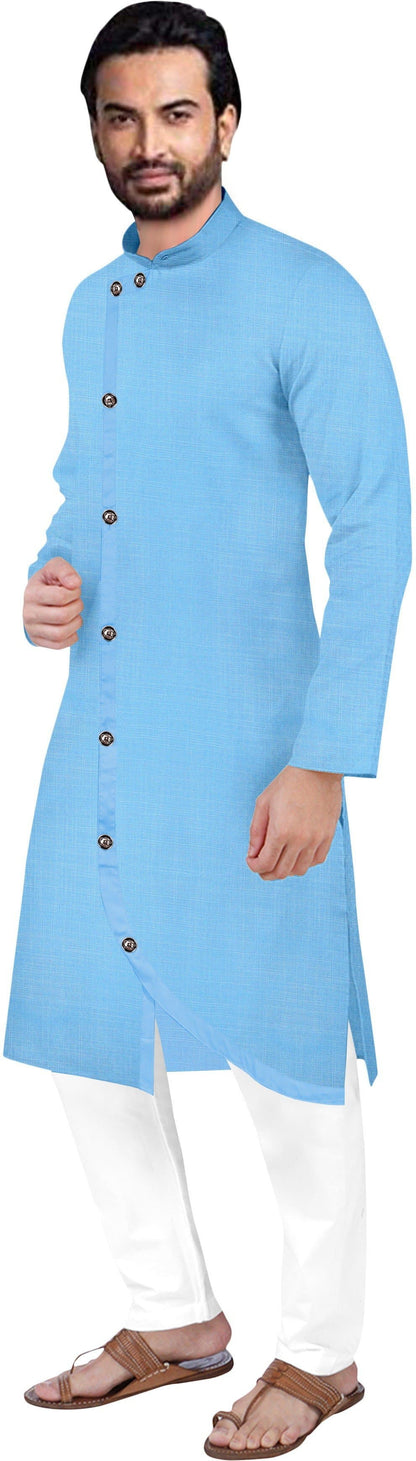 Round Neck Solid Straight Kurta