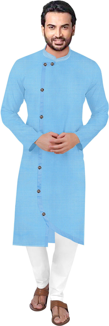 Round Neck Solid Straight Kurta