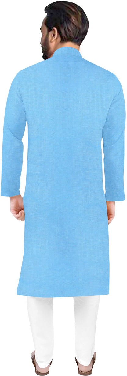 Round Neck Solid Straight Kurta