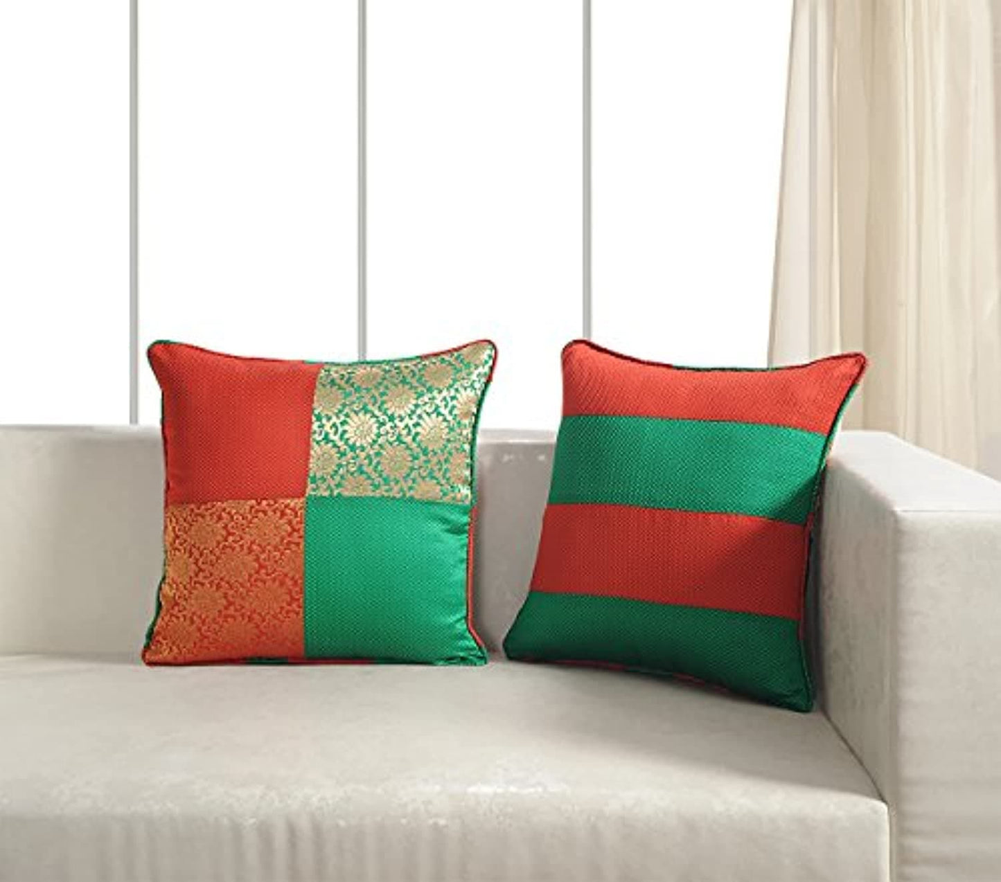 Assorted Brocket Cushion Cover Set of 5