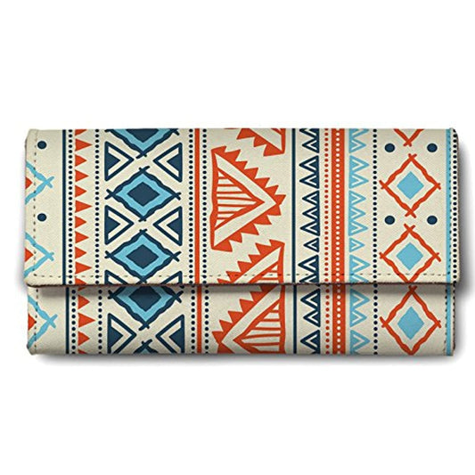 Vector Tribal Ethnic Pattern Ladies Wallet