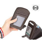 RFID Blocking 10 Slot Vertical Leather Credit/Debit Zipper Card Holder Brown Wallet