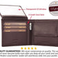 Men's Leather Wallet and Belt Combo