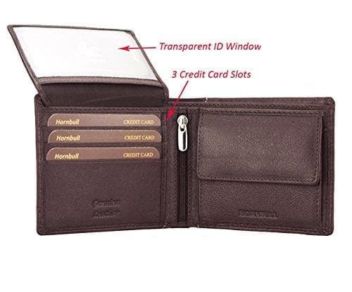 Leather Wallet and Belt Combo