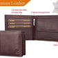 Men's Leather Wallet and Belt Combo