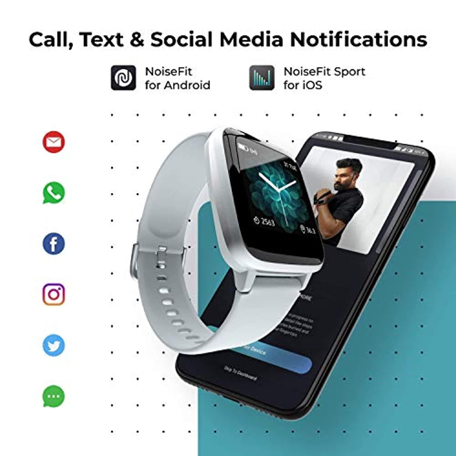 Noise colorfit pro call on sale notification