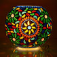 Handicraft Glass Table Lamp Purse Shape Mosaic