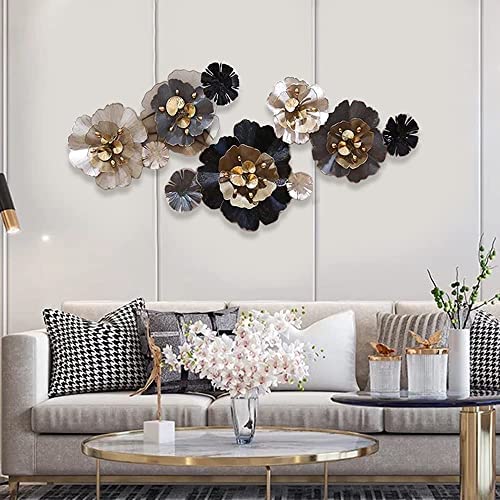 Stunning 3D Metal Flower Wall Decor: A Touch of Elegance for Your Home