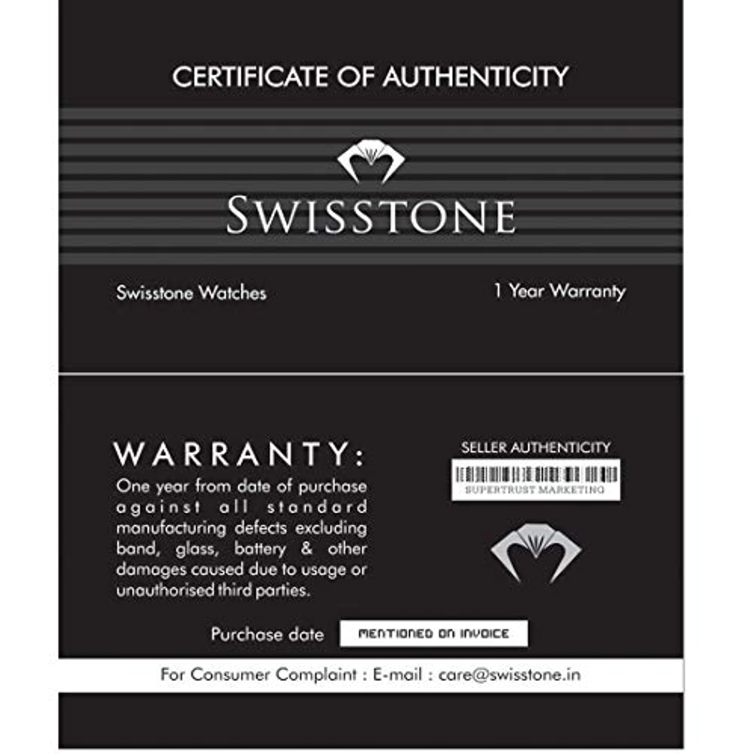 SWISSTONE VOGLR501-WHT-BLU Price on 05 March, 2024 | WatchPriceIndia