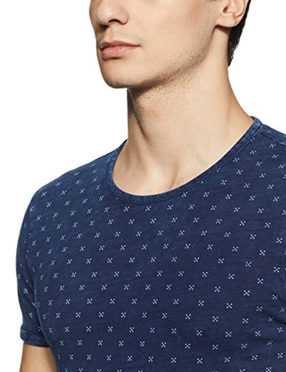 Men's Printed Regular Fit T-Shirt