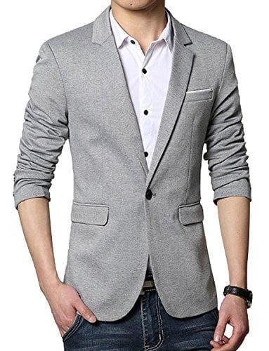 Slim Fit One Button Stylish Blazer