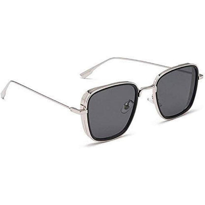 Unisex Square Metal Body Sunglass