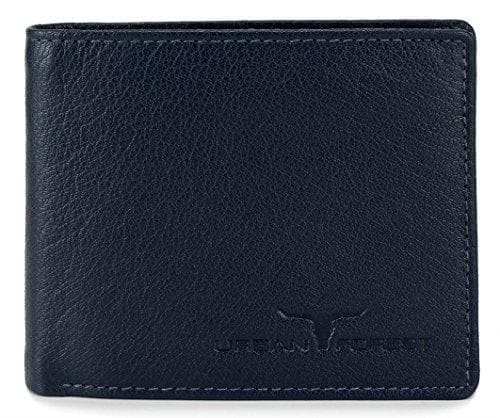 Dark Blue Leather Wallet
