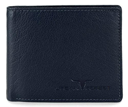 Dark Blue Leather Wallet