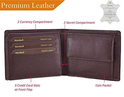 Brown Stella Genuine Leather RFID Blocking Wallet