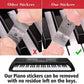 Piano Stickers Labels for 37, 49, 54, 61, 88 Keys Keyboard, Piano Removal Stickers