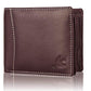 Brown Soft Grain Leather Wallet Purse