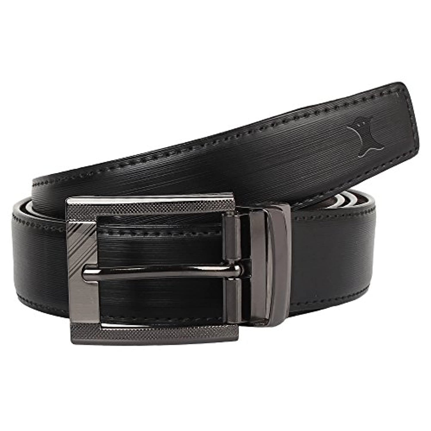 PU-Leather Formal Black/Brown Belt For Men