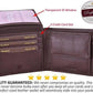 Brown Stella Genuine Leather RFID Blocking Wallet