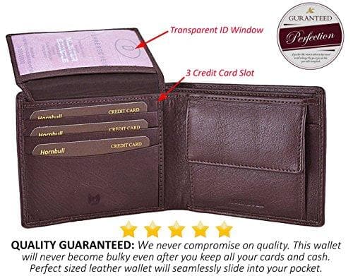 Brown Stella Genuine Leather RFID Blocking Wallet