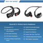 Stereo Bluetooth In-Ear Headphones with mic for Gym Running Cycling Jogging Sports Workouts Outdoor