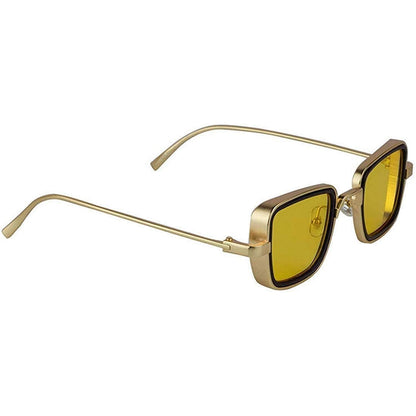 Unisex Square Metal Body Sunglass