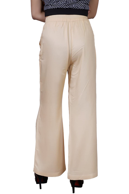 Plain Crepe Palazzo Pant