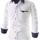 Full Sleeve Slim Fit Formal Shirt for Men - White