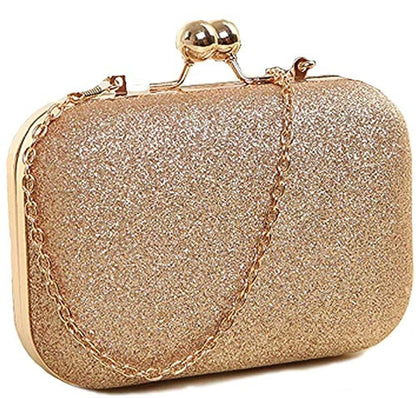 Handicraft Party Wear Beautiful Bling Box Clutch Bag Purse