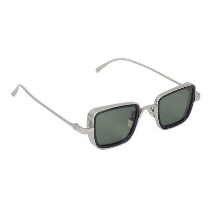 Unisex Square Metal Body Sunglass