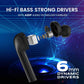 Wireless Water Resistant Bluetooth V5.0 Earbuds with Built-in Mic
