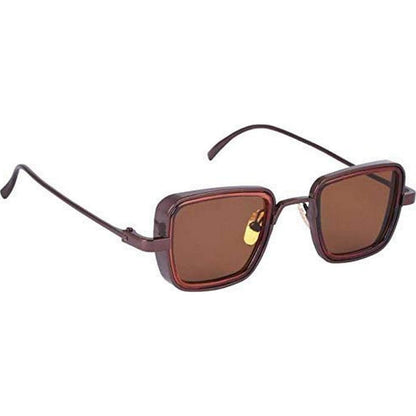 Unisex Square Metal Body Sunglass