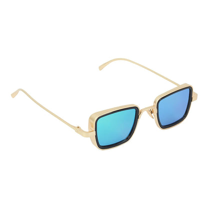 Unisex Square Metal Body Sunglass