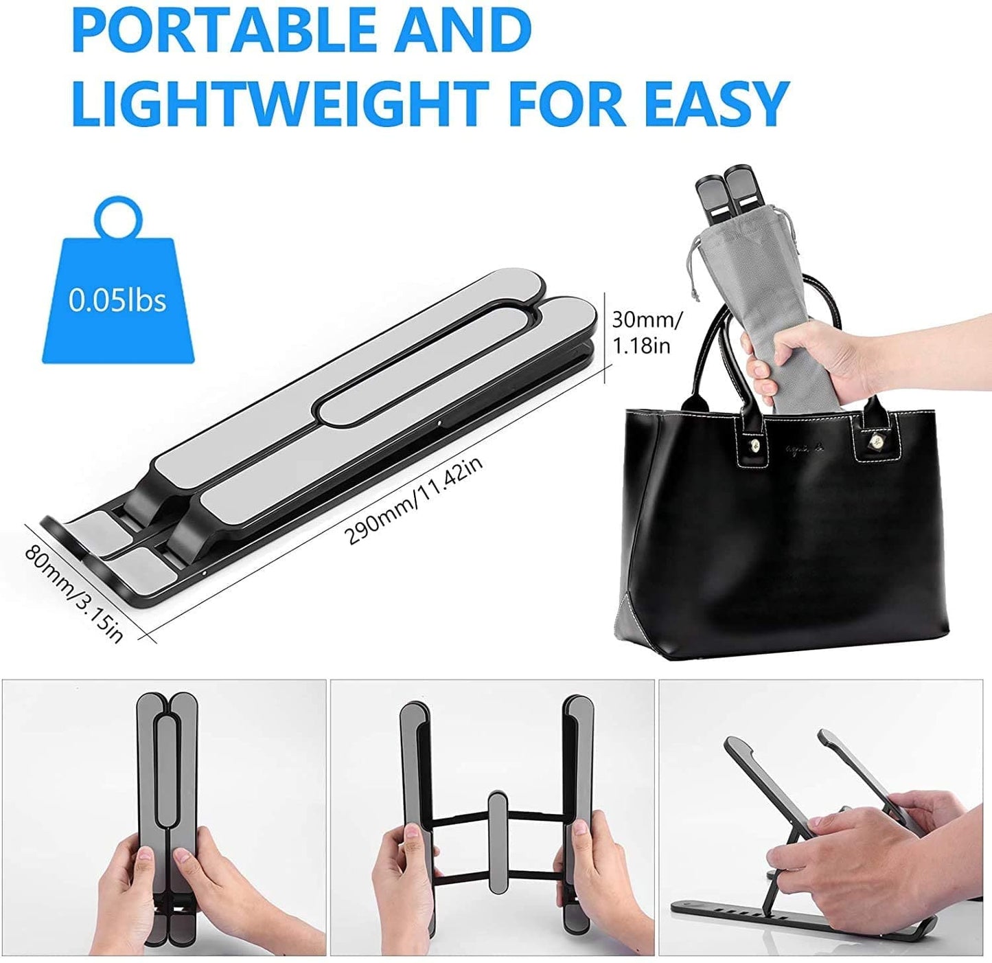 Angle Adjustable Height Portable Laptop Bracket Stand Laptop